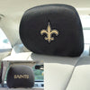 NFL - New Orleans Saints  Embroidered Head Rest Cover Set - 2 Pieces
