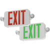 Lithonia Lighting Switch Hardwired LED White Exit Sign and Emergency Light - Open Box