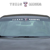 MLB - Texas Rangers Sun Stripe Windshield Decal 3.25 in. x 34 in.