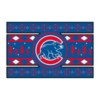 MLB - Chicago Cubs Bear Holiday Sweater Rug - 19in. x 30in.