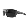 Edge Anti-Fog Lassen Safety Glasses Smoke Lens Black Frame