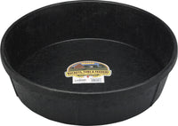 Little Giant Black Rubber Feeder Pan for Livestock 384 oz.