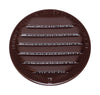 Maurice Franklin Brown Aluminum Gloss 0.020 ga. Mini Louver 2 L x 2 W in.