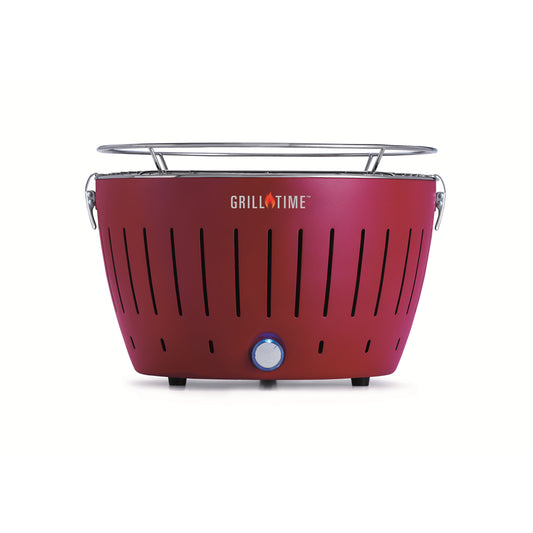 Grill Time 12.5 in. Tailgater GT Charcoal Grill Red