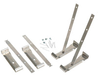 Amerimax 0.88 in. H X 1.25 in. W X 4.25 in. L Metallic Galvanized Steel K Gutter Hanger and Strap