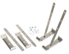 Amerimax 0.88 in. H X 1.25 in. W X 4.25 in. L Metallic Galvanized Steel K Gutter Hanger and Strap