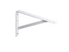 Knape & Vogt White Steel Bracket 16 In. L 600 Lb.