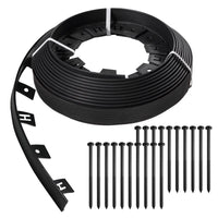 Master Mark 50 ft. L X 1.5 in. H Plastic Black Landscape Edging Kit (Pack of 4)