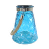 Alpine Glass Solar Hanging Lantern Assorted (Pack of 8)