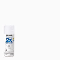 Rust-Oleum Painter's Touch 2X Ultra Cover Gloss White Paint+Primer Spray Paint 12 oz. (Pack of 6)