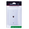 Monster Cable Just Hook It Up White 1 gang Plastic Telephone Wall Plate 1 pk (Pack of 6)