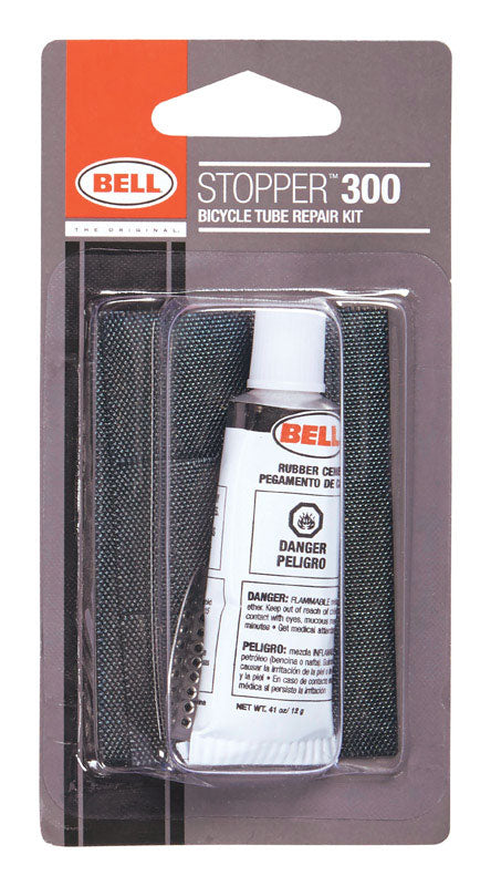 Bell Sports Stopper 300 Rubber Bike Tube Repair Kit Black