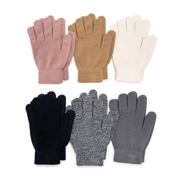Muk Luks One Size Fits Most 95% Acrylic/5% Spandex Asstored Cold Weather Gloves (Pack of 12)