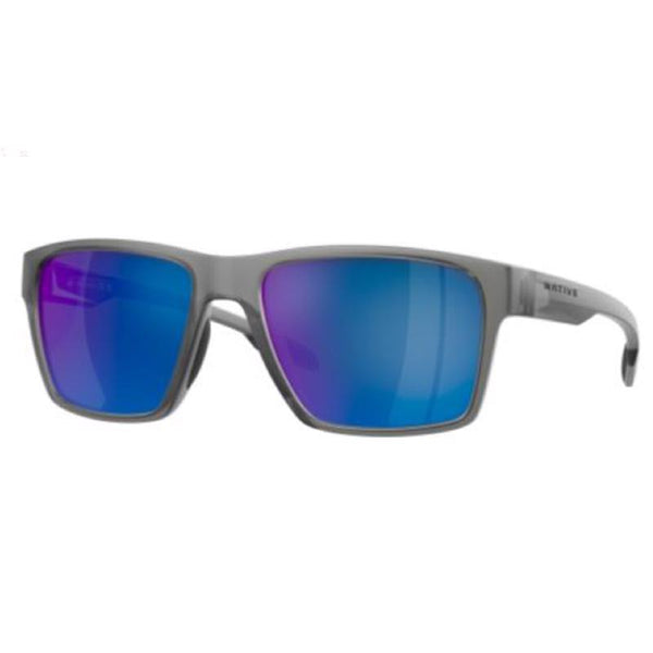 Gafas de sol polarizadas Native Breck unisex con montura oliva mate y lentes azules