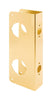 Prime-Line 12.72 in. H X 2-1/8 in. L Brass-Plated Brass Recessed Door Reinforcer
