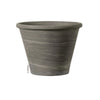 Duo Planter, Round, Grafite Clay, 8-In. (Pack of 10)