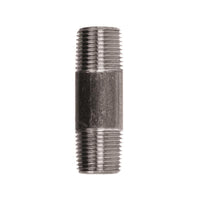 BK Products 1/2 in. MPT x 2-1/2 in. L Black Steel Nipple (Pack of 5)
