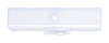 Westinghouse White 2 lights Incandescent Bathroom Channel Fixture Wall Mount - Open Box