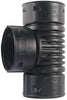 Advance Drainage Systems 3 in. Snap X 3 in. D Snap Polyethylene 8 in. Tee 1 pk