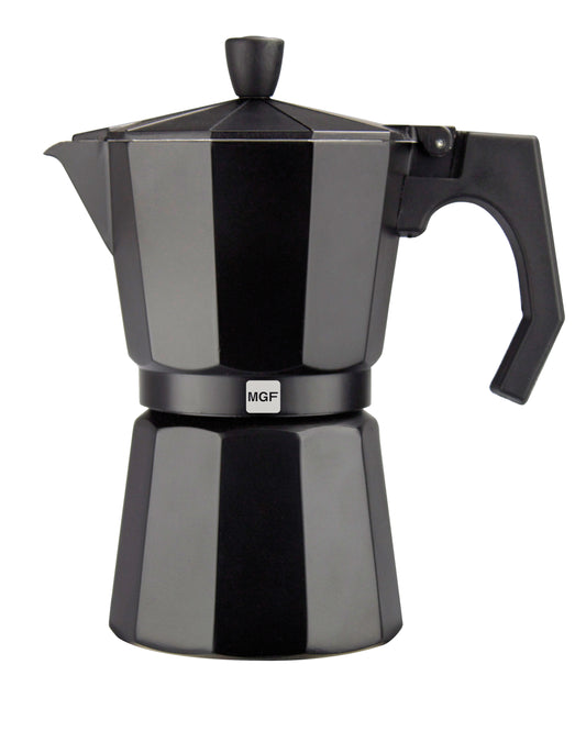 Kenia Noir 3 Cups Aluminum Espresso Maker