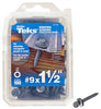 Teks No. 9 X 1-1/2 in. L Hex Hex Washer Head Roofing Screws 100 pk