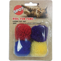 Spot Wool Pom Poms W/Catnip