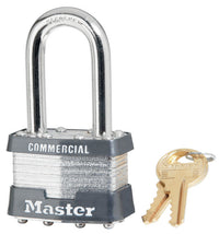 Master Lock 1-5/16 in. H x 1 in. W x 1-3/4 in. L Laminated Steel 4-Pin Cylinder Padlock 6 pk Keyed Alike (Pack of 6)