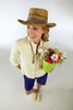 Dorfman Pacific Unisex Hat Natural Assorted (Pack of 12)