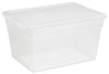 Sterilite 16598008 56 Quart Clear Storage Box (Pack of 8)