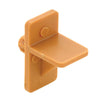 Knape & Vogt Tan Plastic Regular Duty Shelf Support N/A Ga. 7/16 in. L