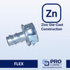 Snap Lock Screw In 3/8"