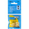 Hillman OOK Brass-Plated Blue Picture Hanger 50 lb (Pack of 12)