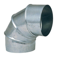 Imperial Manufacturing 3 in. Dia. x 3 in. Dia. Adjustable 90 deg. Galvanized Steel Elbow Exhaust (Pack of 8)
