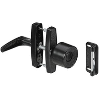 National Hardware Matte Black Zinc Universal Knob Latch 1 pk