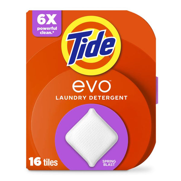 Tabletas de detergente con aroma Spring Blast Tide 1 paquete (paquete de 4)