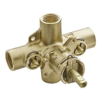 1/2" IPS connection with integral stops