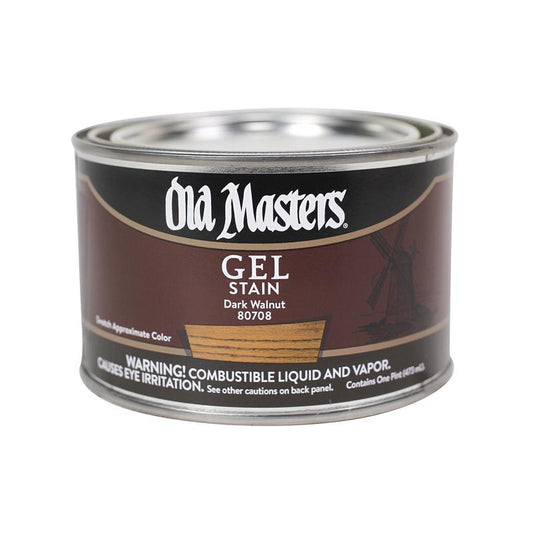 Old Masters Dark Walnut Gel Stain 1 pt. (Pack of 4)
