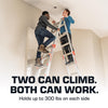 Little Giant Velocity 17 ft. H Aluminum Telescoping Multi-Position Ladder Type IA 300 lb. capacity