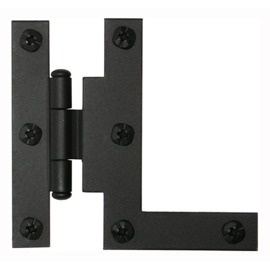 Arcon 1-11/16 in. W X 3 in. L Smooth Black Iron H-L Hinge 1 pk