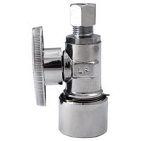 Keeney 1/2 in. Push-Fit X 1/4 in. PTF Brass Straight Valve - Deal of The Week