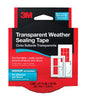 3M Flexible Moisture Resistant Transparent Weather Sealing Tape 30 L ft.
