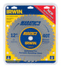 Irwin Marathon 12 in. D X 1 in. Carbide Miter and Table Saw Blade 40 teeth 1 pk
