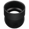 Charlotte Pipe 3 in. Hub X 3 in. D Hub ABS 60 Degree Elbow