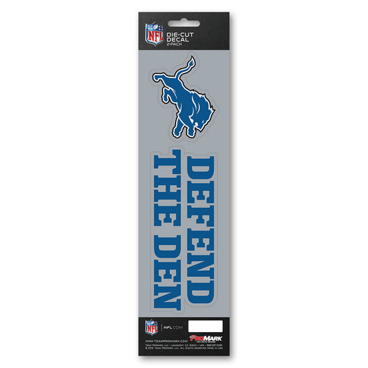 NFL - Detroit Lions 2 Piece Decal Sticker Set