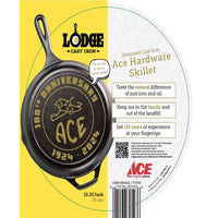 Lodge Cast Iron Skillet 10 in. Black