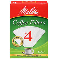 Melitta 12 cups White Cone Coffee Filter 100 pk