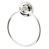 Oakbrook Collection Polish Chrome Towel Ring Zinc