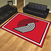 NBA - Portland Trail Blazers 8ft. x 10 ft. Plush Area Rug