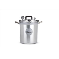 All American Aluminum Pressure Canner 30 qt Silver