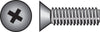 Hillman No. 8-32 X 1/2 in. L Phillips Flat Head Stainless Steel Machine Screws 100 pk